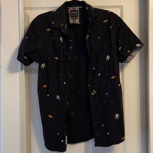 Denim & Flower Slim Fit size M button-down